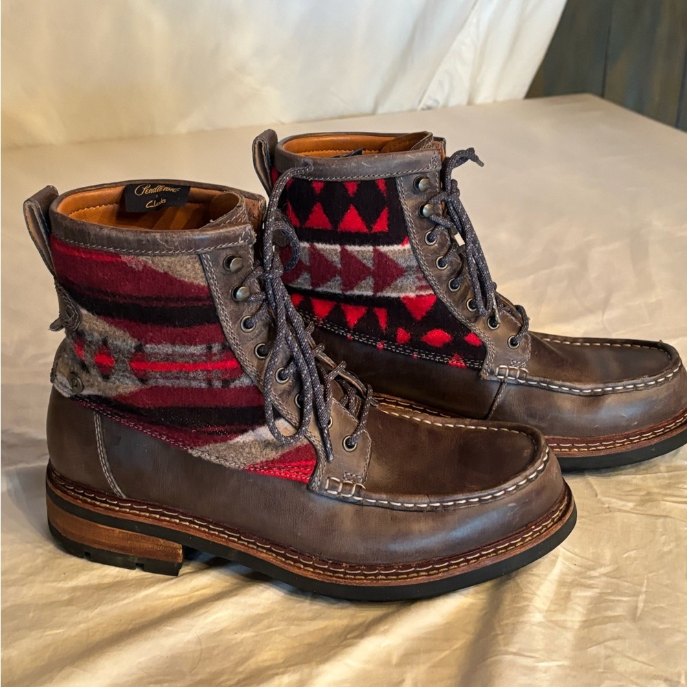 Pendleton x Clark boots